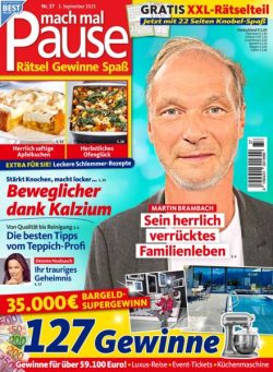 Mach mal Pause – 2 September 2025