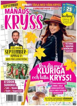 Manads-Kryss – 27 Augusti 2025