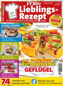 Mein Lieblingsrezept – Oktober 2025