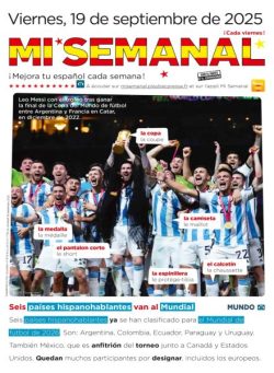 Mi Semanal – 19 Septiembre 2025
