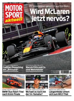 Motorsport aktuell – 23 September 2025
