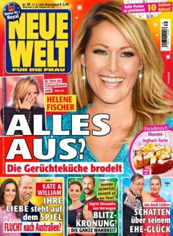 Neue Welt – 17 September 2025