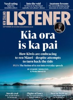 New Zealand Listener – 14 September 2025