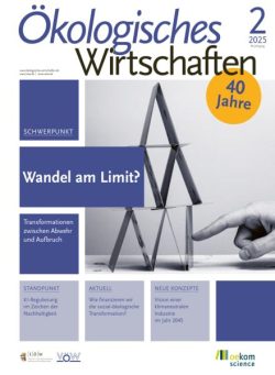 Okologisches Wirtschaften – Nr 2 2025