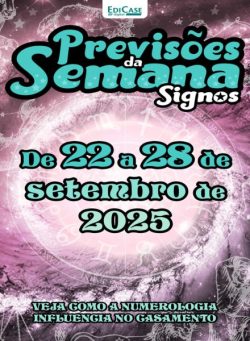Previsoes da Semana – 22 Setembro 2025