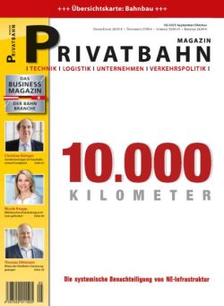 Privatbahn Magazin – September-Oktober 2025