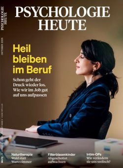 Psychologie Heute – Oktober 2025