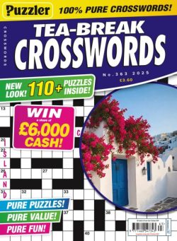 Puzzler Tea-Break Crosswords – Issue 363 2025