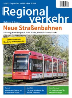 Regionalverkehr – September-Oktober 2025