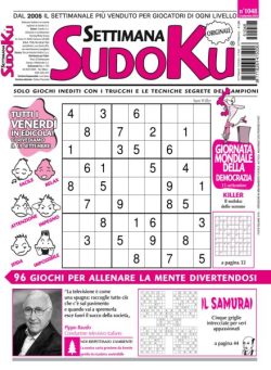 Settimana Sudoku – 12 Settembre 2025