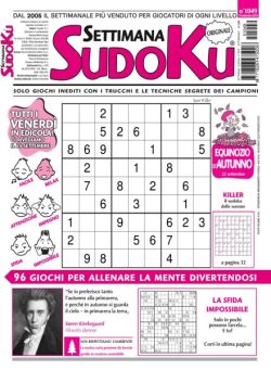 Settimana Sudoku – 19 Settembre 2025