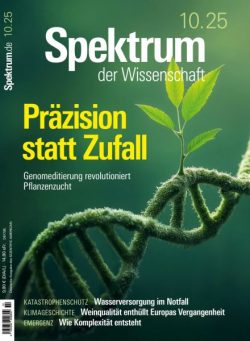 Spektrum der Wissenschaft – Oktober 2025