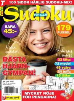 Sudoku fOr Alla – 3 September 2025