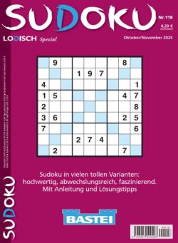 Sudoku Logisch Spezial – Nr 118 2025