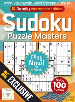 Sudoku Puzzle Masters – September 2025