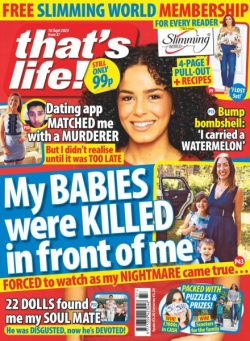 that’s life! UK – 11 September 2025