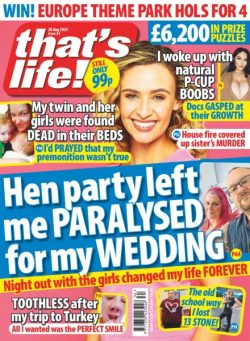 that’s life! UK – 21 August 2025