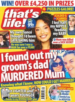 that’s life! UK – 28 August 2025