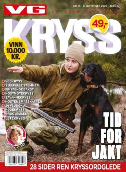 VG Kryssord – 8 September 2025