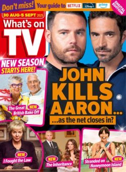 What’s on TV – 30 August 2025