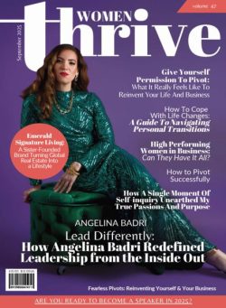 Women Thrive Magazine – September 2025