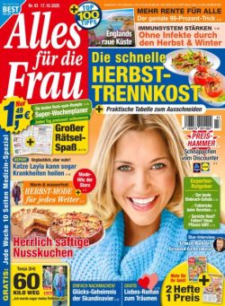Alles fur die Frau – 17 Oktober 2025