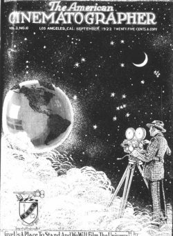 American Cinematographer – September 1922