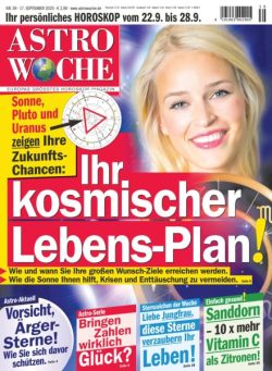 Astrowoche – 17 September 2025