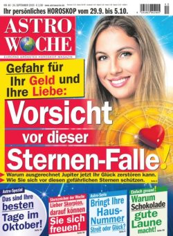Astrowoche – 24 September 2025