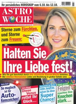 Astrowoche – 30 September 2025