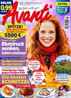 Avanti – 15 Oktober 2025