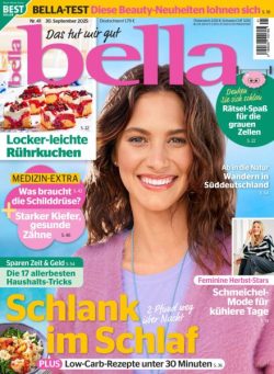 Bella Germany – 30 September 2025