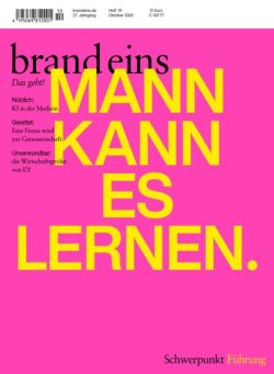 Brand Eins – Oktober 2025