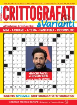 Crittografati & Varianti – Novembre 2025