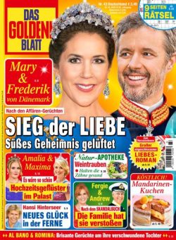 Das Goldene Blatt – 18 Oktober 2025