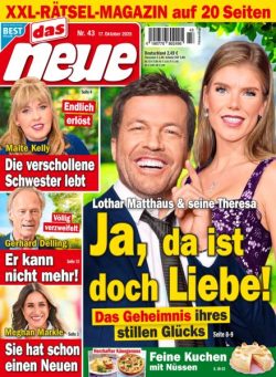 Das Neue – 18 Oktober 2025
