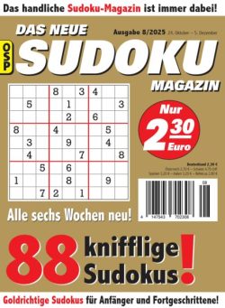 Das Neue Sudoku – Nr 8 2025