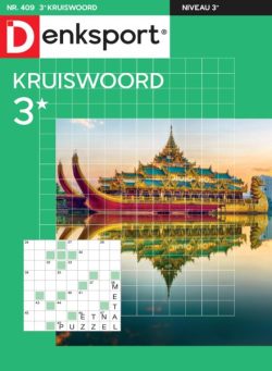 Denksport Kruiswoord 3 – 2 Oktober 2025