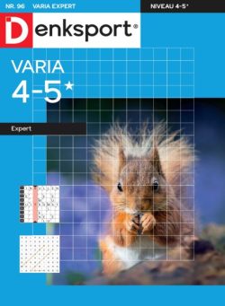 Denksport Varia expert 4-5 – 9 Oktober 2025