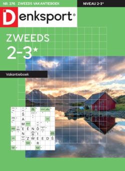 Denksport Zweeds 2-3 vakantieboek – 16 Oktober 2025
