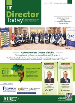 Director Today – October 2025