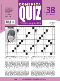 Domenica Quiz – 2 Ottobre 2025