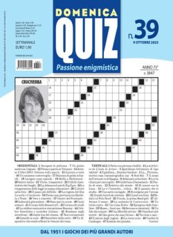 Domenica Quiz – 9 Ottobre 2025