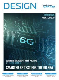 Electronic Specifier Design Magazine – September 2025