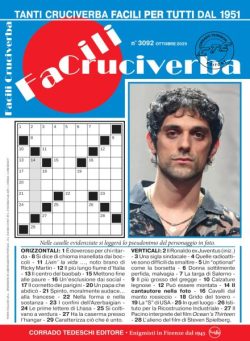 Facili Cruciverba – Ottobre 2025
