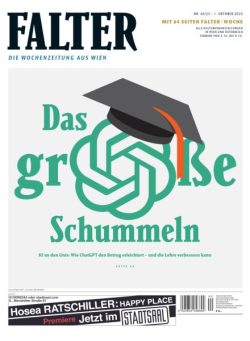 Falter Magazin – 1 Oktober 2025