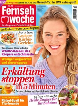 Fernsehwoche – 10 Oktober 2025