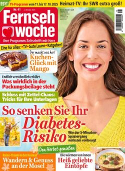 Fernsehwoche – 2 Oktober 2025
