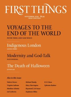 First Things – November 2025