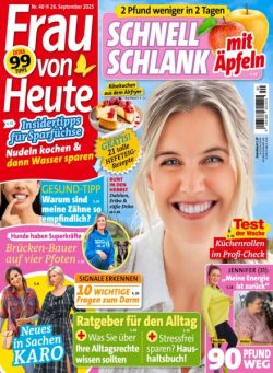 Frau von Heute – 26 September 2025